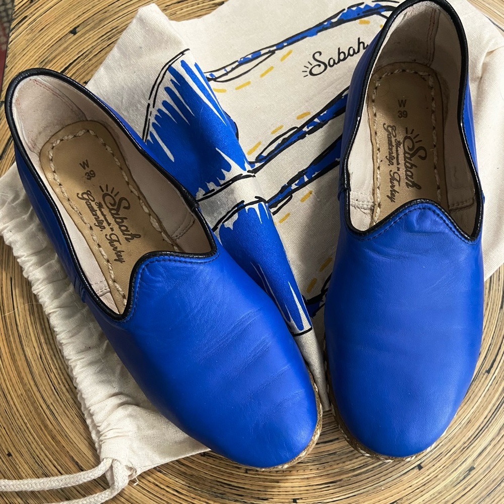 Sabah Blue Leather Classics sz 39, 7.5-8